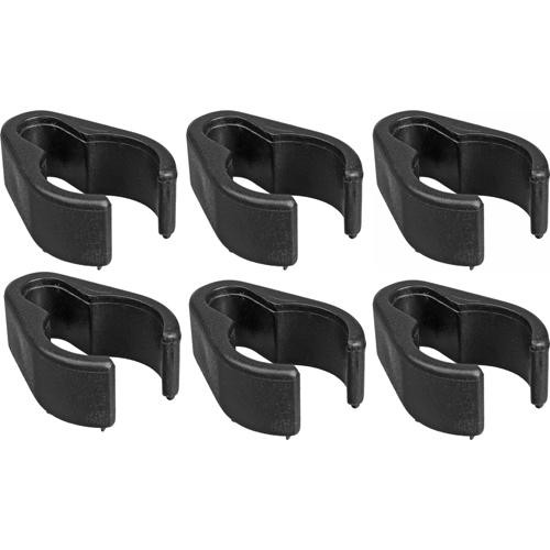 Lot De 40 Clips Pour Câble De Micro – Fixation Sur Pied De Micro, Anti-Enmêlement, Organisateur Câble (Noir)