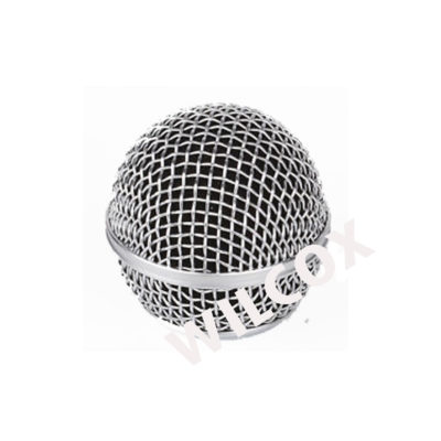 WindTech Universal Replacement Microphone Grill - Chrome