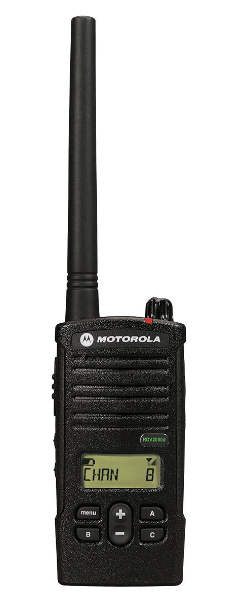 Motorola Model RDV2080D with Display, RDX Business Series Two-Way VHF Radio  Wilcox Sound and Communications