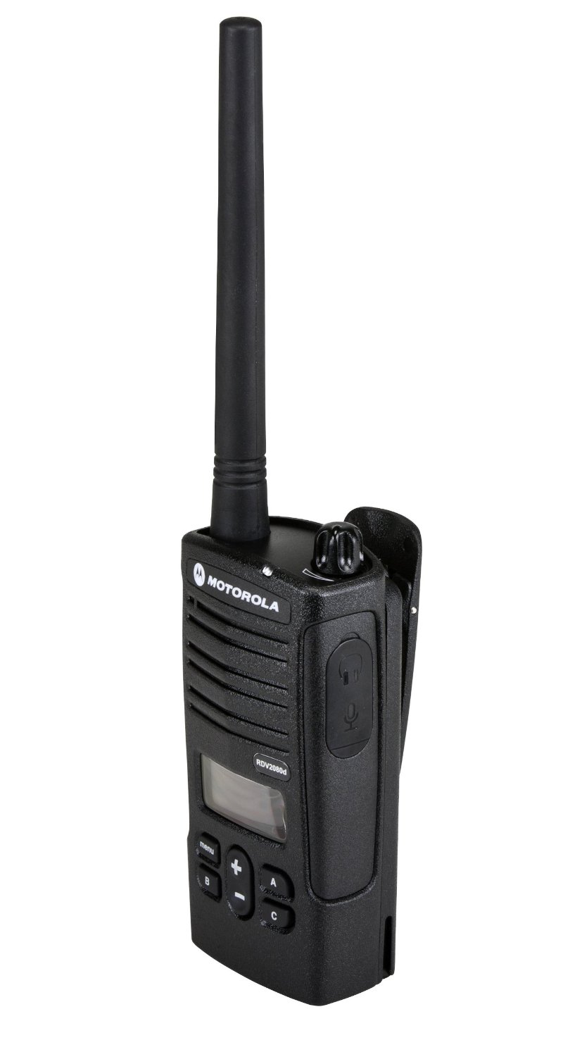 Motorola Model RDV2080D with Display, RDX Business Series Two-Way VHF Radio  Wilcox Sound and Communications