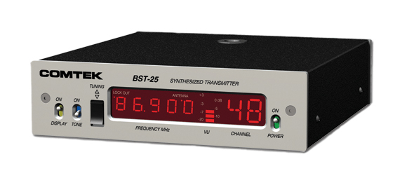 Comtek BST-25 Synthesized Base Station Transmitter – TV 5/6 – 76.2 – 87 ...